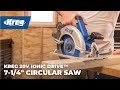 Kreg 20V Ionic Drive™ 7 1/4 Circular Saw