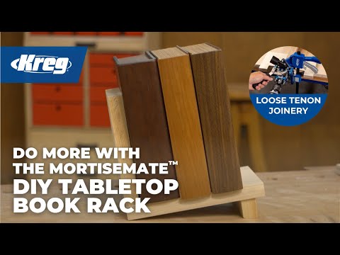 Building a Tabletop Book Rack with the Kreg MortiseMate - Watch the Experts Build!