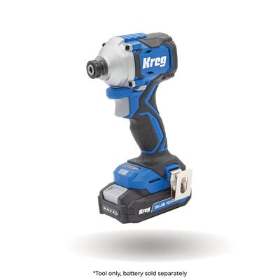 Kreg 20V Ionic Drive™ 1/4" Compact Impact Driver (Tool Only),  Kreg 20V Ionic Drive™ 1/4" Compact Impact Driver (Tool Only)